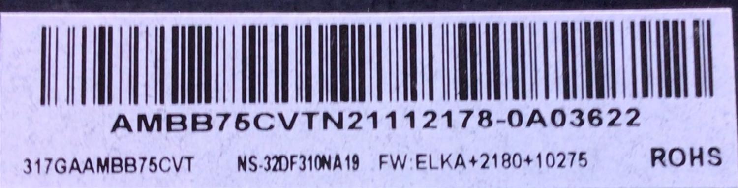 KIT DE TARJETAS PARA TV INSIGNIA  / MAIN  317GAAMBB75CVT / TD.T950.67 / FUENTE (U)PLTVKL231XXA4CU / 715G8098-P01-000-002S / PANEL TPT315B5-1A072.L REV:S23C / DISPLAY ST3151A07-2 VER.2.4 / MODELO NS-32DF310NA19	 - Imagen 4
